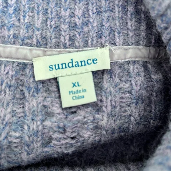 Sundance Sycamore Quarter Zip Cable Knit Sweater - Picture 4 of 4